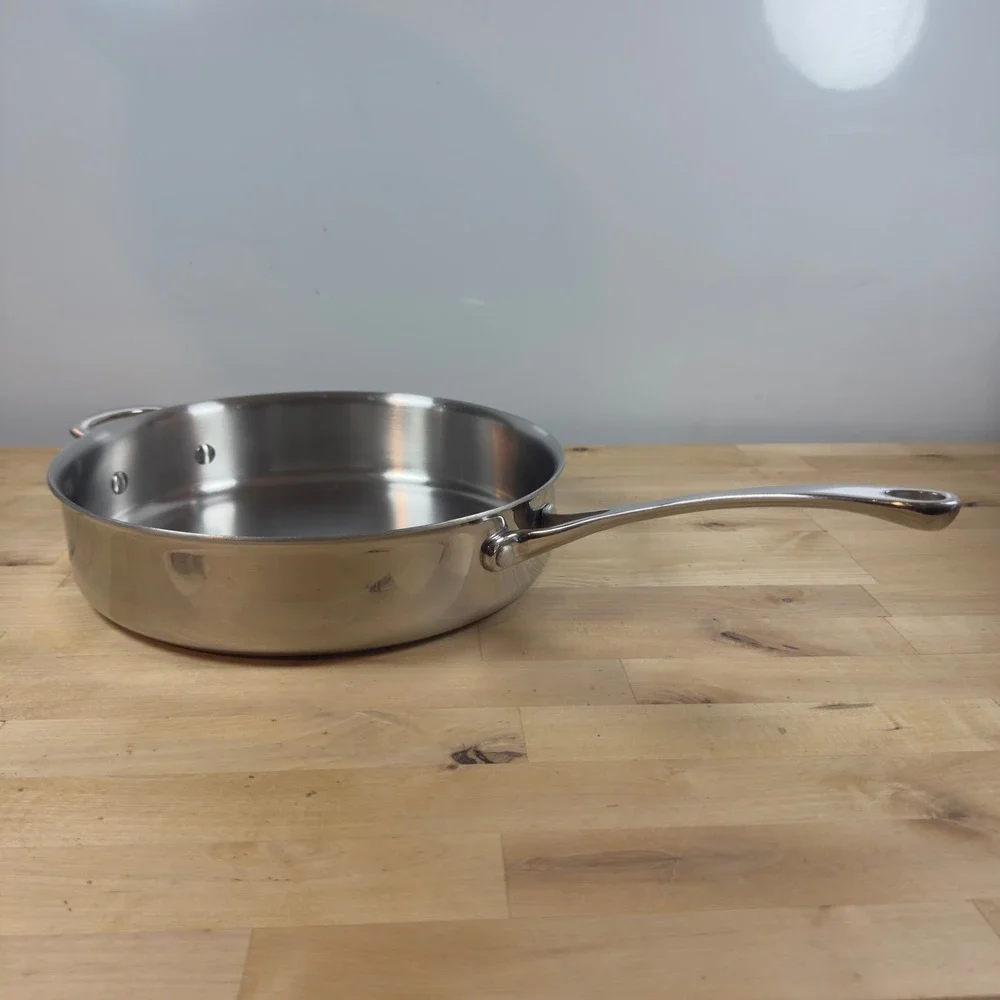 Kirkland Signature 5.5 QT Stainless Steel Saute Pan Made in Italy NSF 12 inch
